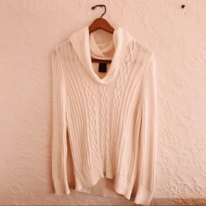 Faded Glory Cream thick sweater